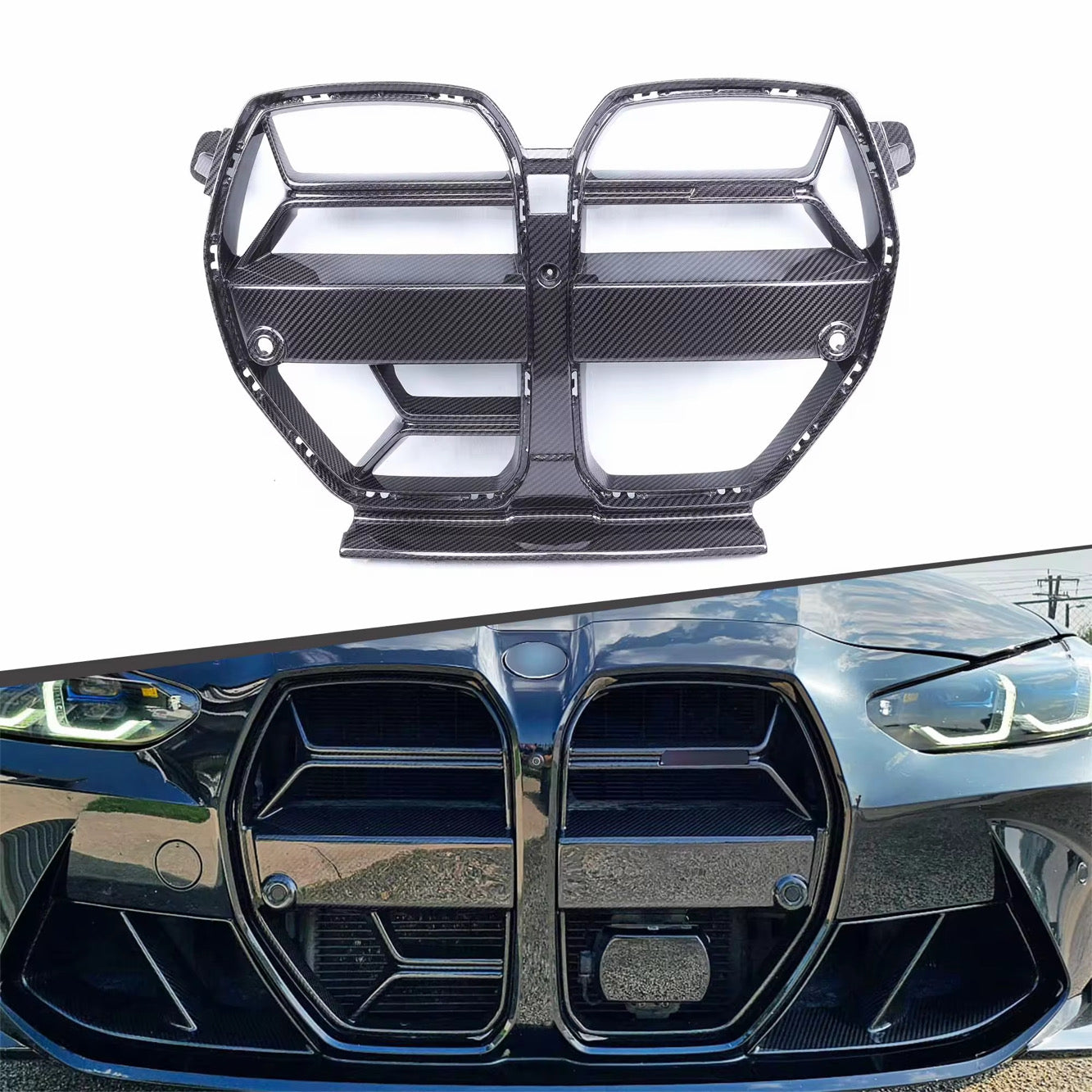 BMW G8X Carbon CSL Style  Grill