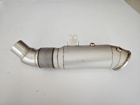 BMW Gen 1 B58 5inch Race Downpipes w Heat Shield