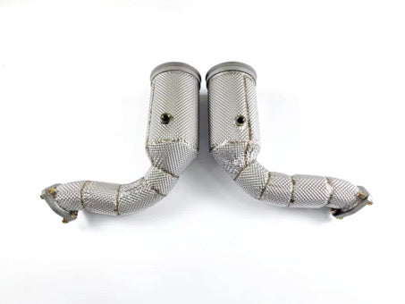 Porsche Cayenne Turbo Downpipes