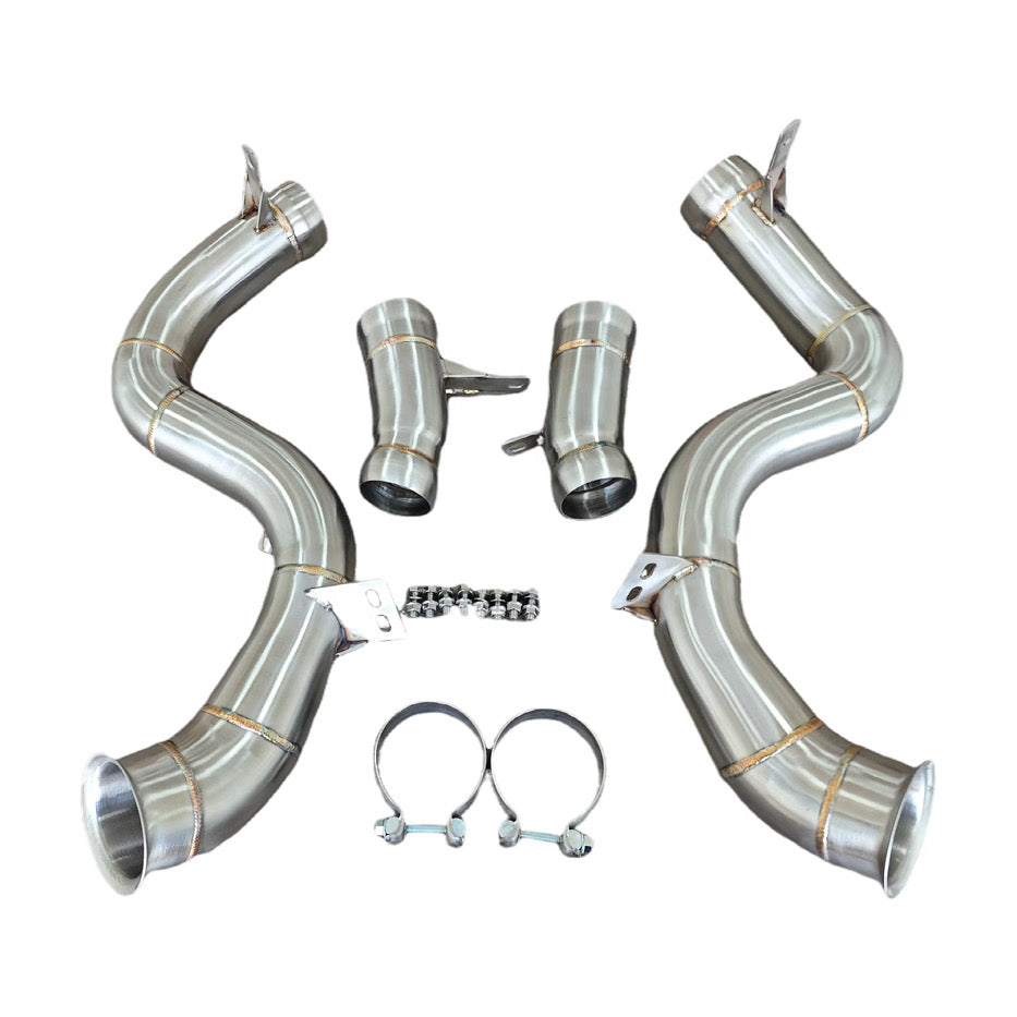Mercedes S63 AMG Race Downpipes
