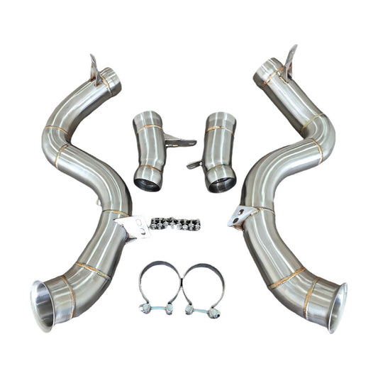 Mercedes S63 AMG Race Downpipes