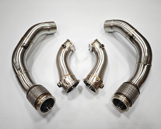 BMW M5/M8 S63 Primary & Secondary Race Downpipes